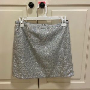Supa sparkly mini skirt